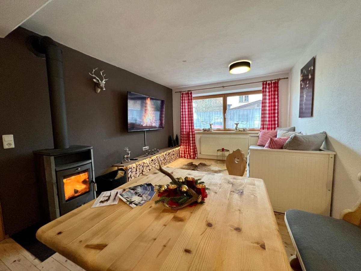 Ferienwohnung Steinbock Terrasse, Gartensauna, Garten, Grillplatz Stumm Eksteriør bilde